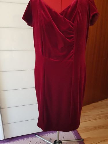 Damen samt kleid 46 - gr.,