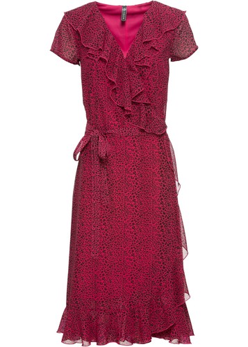 Wickelkleid mit ausschnitt - wickelkleid, v-ausschnitt