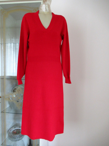 Hochwertiges strick kleid - strick, von