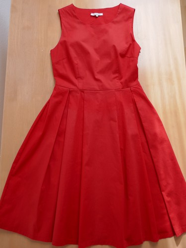 Kleid rot kirschrot magenta - kleid,