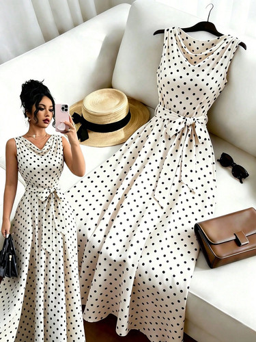 Elegantes vintage damen kleid - elegantes,