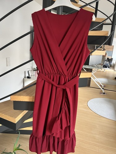 Kleid damen kirschrot - kleid, 36